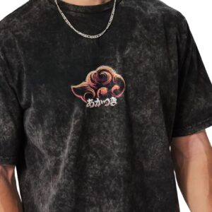 Akatsuki Brush Stroke Vintage T Shirt 6