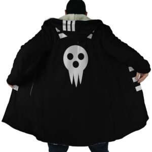 Death the Kid Soul Eater Hooded Cloak Coat 2