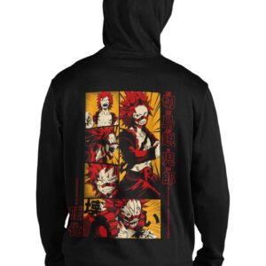 Eijiro Panel Unisex Pullover Hoodie 2