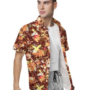 Fire Type Aloha Hawaiian Shirt 2