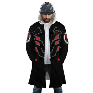 Genji Oni Mask Overwatch Hooded Cloak Coat 2