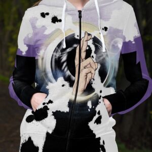 Gojo Cursed Eyes Zip Hoodie 2