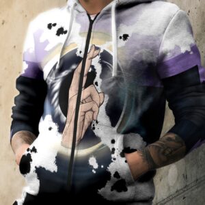 Gojo Cursed Eyes Zip Hoodie 4