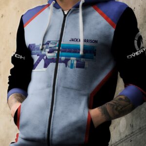Hero Soldier 76 Zip Hoodie 4