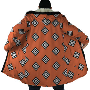 Jinbe Summit War of Marineford One Piece Hooded Cloak Coat 6