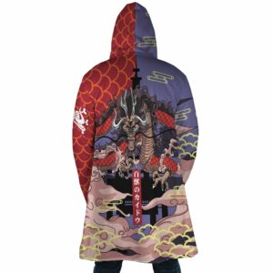 Kaido One Piece Hooded Cloak Coat 6