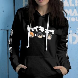 Karasuno Panel Unisex Pullover Hoodie 2