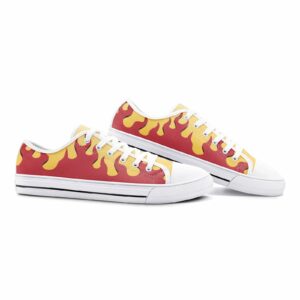 Kyojuro Demon Slayer Classic Low Top Canvas Shoes 3