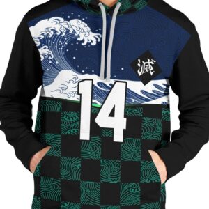 Personalized Kamado Tanjiro Unisex Pullover Hoodie 2