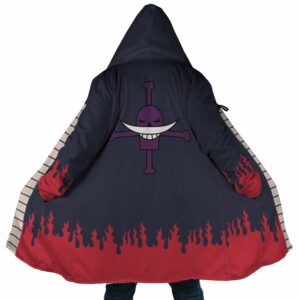 Portgas d Aces Arc One Piece Hooded Cloak Coat 2