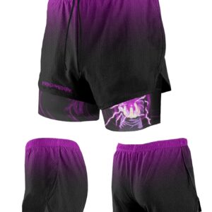 Purple Hollow Gojo Performance Shorts 3