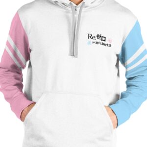 Re Zero Rem Ram Unisex Pullover Hoodie 4