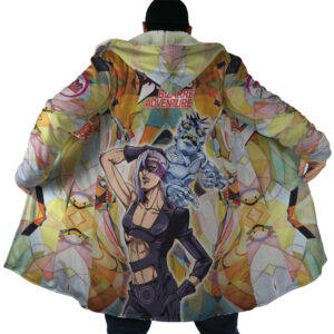Trippy Melone Babyhead Jojos Bizarre Adventure Hooded Cloak Coat 6