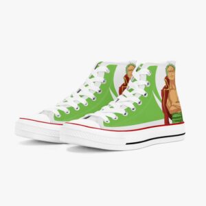 One Piece Zoro A Star High White Anime Shoes 2
