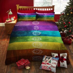 Chakra Bed Sheets Spread Duvet Cover Bedding Set 1