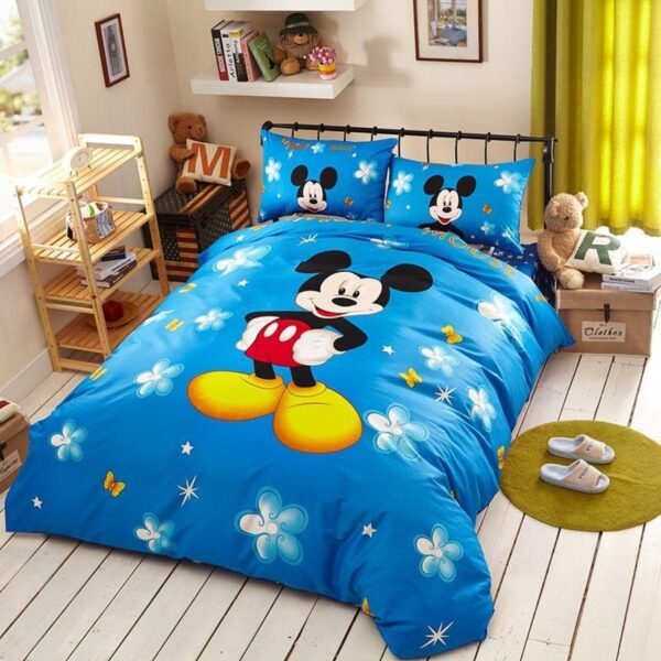 Classic Mickey Mouse Bedding Set Duvet Cover Set Bedroom