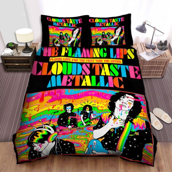 Clouds Taste Metallic The Flaming Lips Bed Sheets Spread Duvet Cover Bedding Set