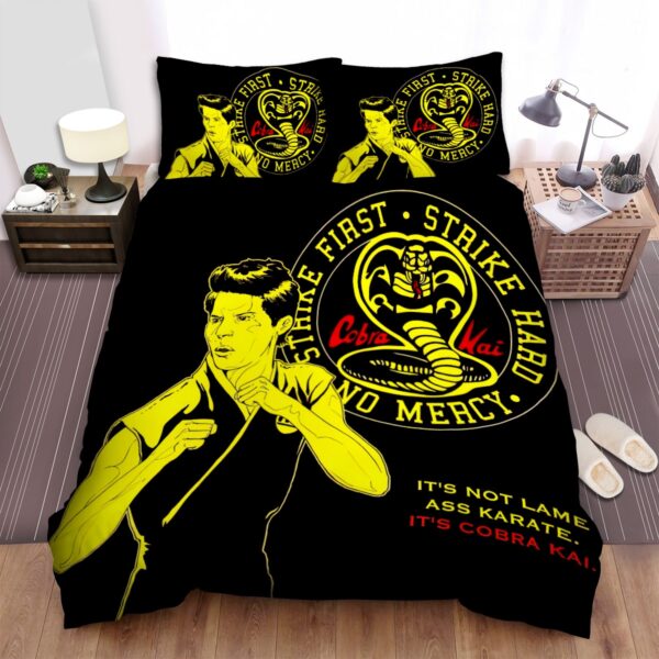 Cobra Kai Movie Digital Art 4 Bed Sheets Spread Duvet Cover Bedding Set