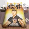 Cobra Kai Strike First Strike Hard No Mercy Bed Sheets Spread Duvet Cover Bedding Set