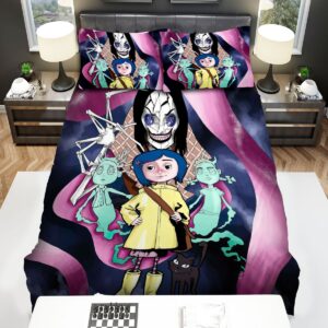 Coraline With The Other Mother Art Bed Sheets Spread Duvet Cover Bedding Set