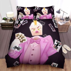 Cuphead The King Dice The Manager Of The Casino Bed Sheets Spread Duvet Cover Bedding Set