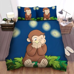Curious George And The Fireflies Bed Sheets Spread Duvet Cover Bedding Set