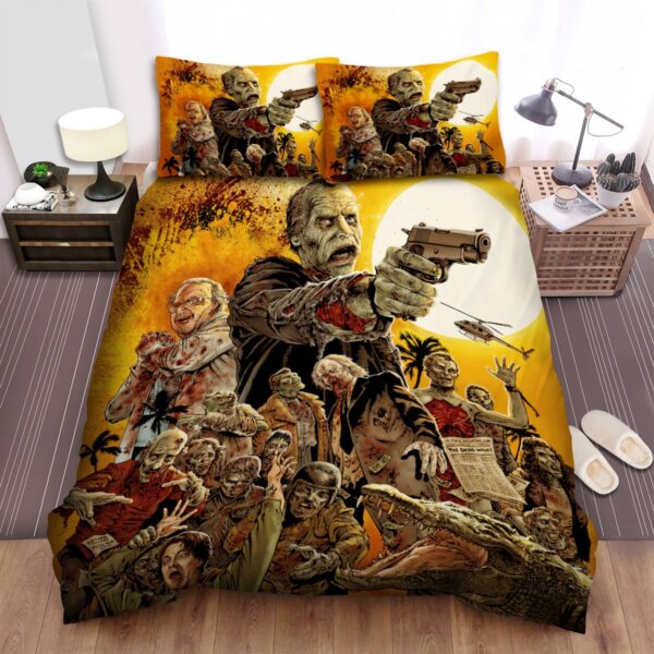 Day Of The Dead Movie Art 4 Bed Sheets Spread Duvet Cover Bedding Set