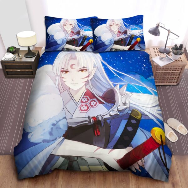 Demon Sword Of Sesshomaru Bed Sheets Spread Duvet Cover Bedding Set