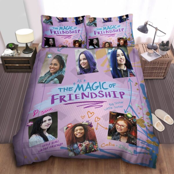 Descendants The Magic Of Friendship Bed Sheets Spread Duvet Cover Bedding Set