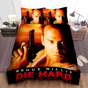 Die Hard Bruce Willis Photograph Bed Sheets Spread Duvet Cover Bedding Set