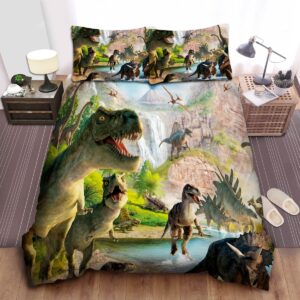 Dinosaur Bed Sheets Spread Duvet Cover Bedding Set 1