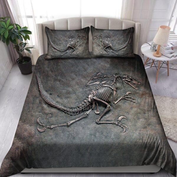 Dinosaur Fossil Art Bedding Set Bed Sheets Spread Duvet Cover Bedding Set