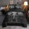 Elephant Bed Sheets Spread Comforter Duvet Cover Bedding Set