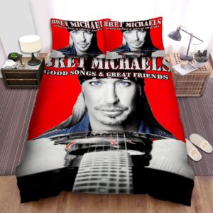 Good Songs Great Friends Bret Michaels Bed Sheets Spread Duvet Cover Bedding Set