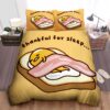 Gudetama Be Thankful For Sleep Bed Sheets Spread Comforter Duvet Cover Bedding Set
