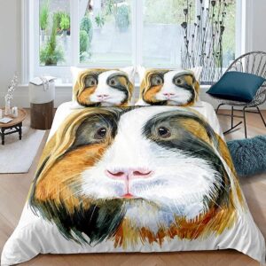 Guinea Pig Painting Bed Sheet Duvet Cover Bedding Set