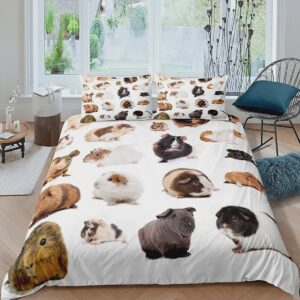 Guinea Pigs Cute Bed Sheet Duvet Cover Bedding Set