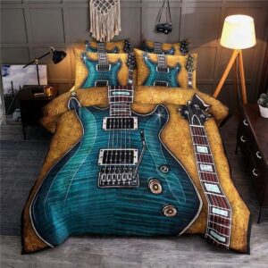Guitar Basic Bed Sheets Spread Duvet Cover Bedding Set