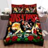 Guns N Roses Heavy Metal Rock Bed Sheet Spread Duvet Cover Bedding Set