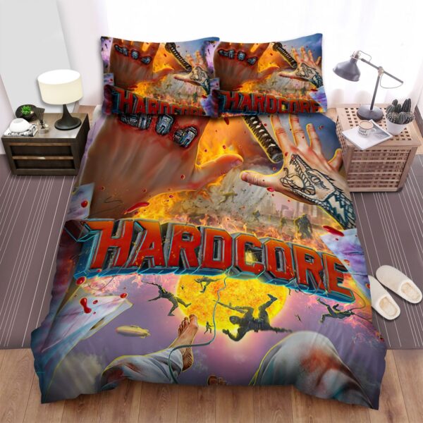Hardcore Henry Movie Poster 2 Bed Sheets Spread Duvet Cover Bedding Set