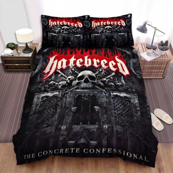 Hatebreed Band The Concrete Confessional Bed Sheets Spread Comforter Duvet Cover Bedding Set