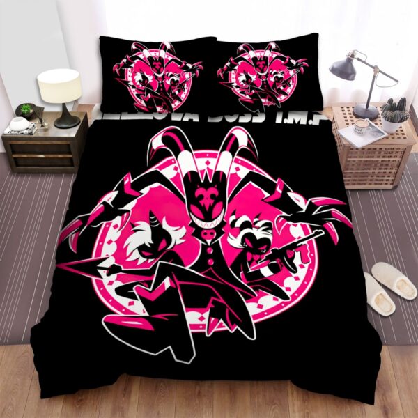 Helluva Boss Animated Series Art 16 Bed Sheets Spread Duvet Cover Bedding Set