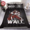 Hockey Goalie The Wall Personalized Custom Name Duvet Cover Bedding Set