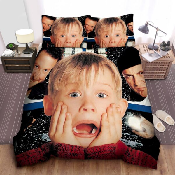 Home Alone Theatrical Release Poster Bed Sheets Spread Duvet Cover Bedding Set