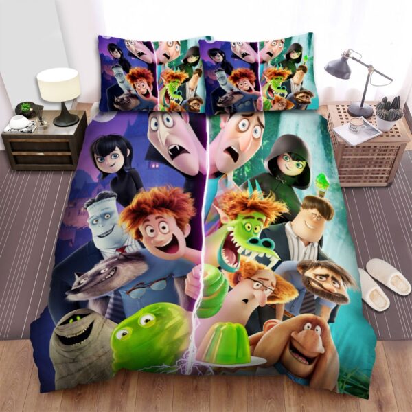 Hotel Transylvania Series Change Can Be Scary Ver 2 Bed Sheets Spread Duvet Cover Bedding Set