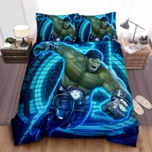 Hulk Avengers Poster Bed Sheets Spread Duvet Cover Bedding Set