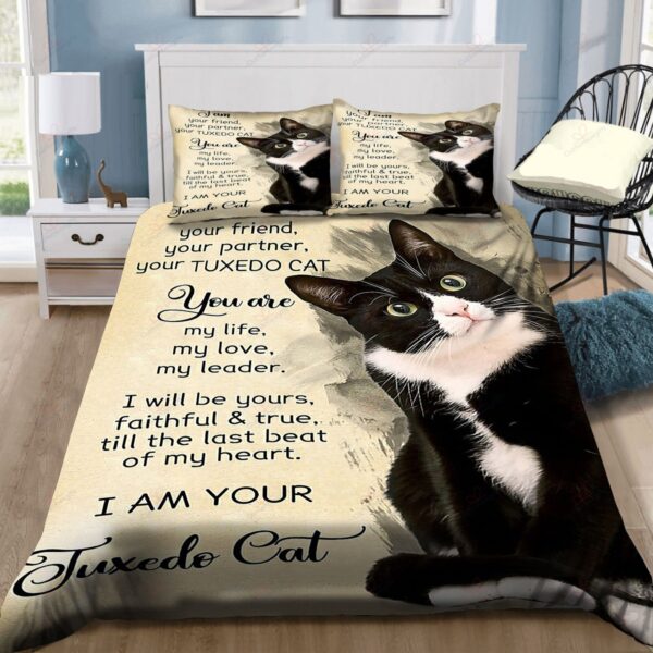 I Am Your Tuxedo Cat Bed Sheets Duvet Cover Bedding Set