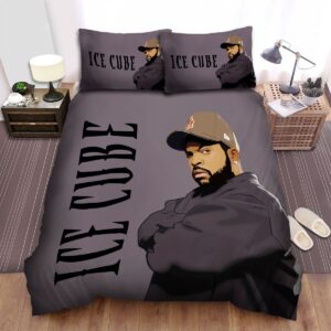 Ice Cube Crossed Arms Bed Sheets Spread Comforter Duvet Cover Bedding Set