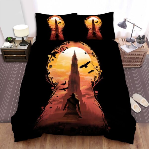 Illusion Negative Space The Wind Through The Keyhole Bed Sheets Spread Comforter Duvet Cover Bedding Set
