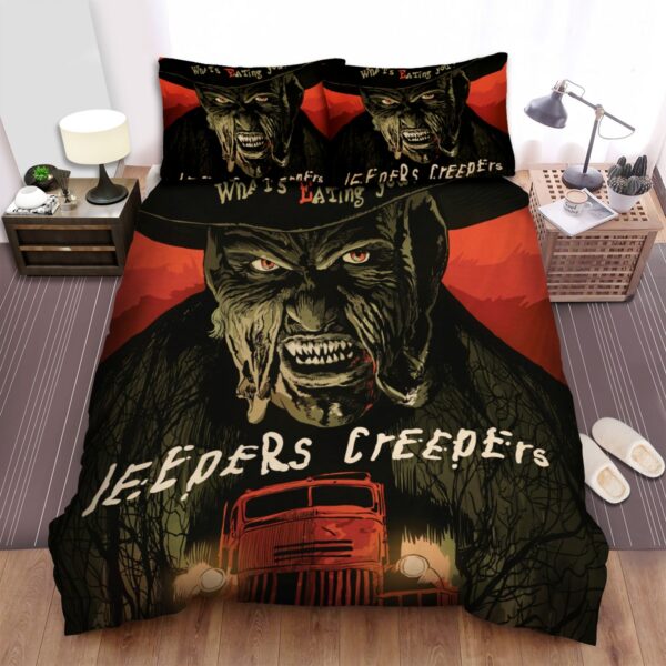 Jeepers Creepers 2 2003 Whats Eating You Movie Poster Bed Sheets Spread Comforter Duvet Cover Bedding Set